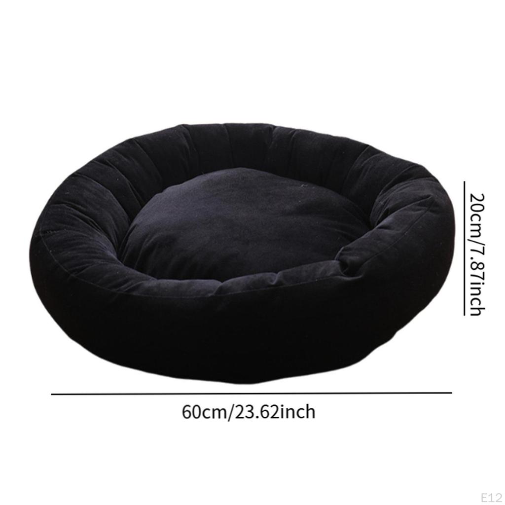 Cat Bed Dog Cushion Comfortable Cozy Indoor Kennel Washable Pet Sleeping Mat Donut for Kitten