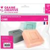 Moule pour savon Cube