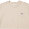 Uniqlo X Detective Conan Collaboration SS24 Cartoon Anime Front Pocket Graphic Round Neck Short Sleeve T-Shirt Unisex T-Shirt Beige 472192-30