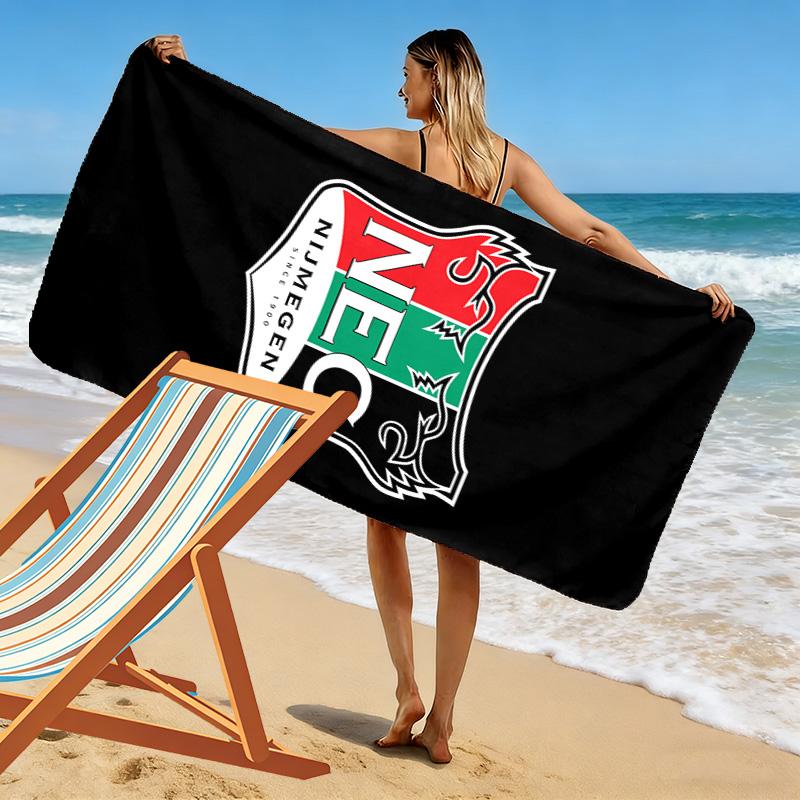 Asciugamano da Spiaggia NEC Nijmegen Stampa Piatta 2D, Asciugamano Grande Morbido Asciugatura Rapida per Spiaggia Campeggio Nuoto