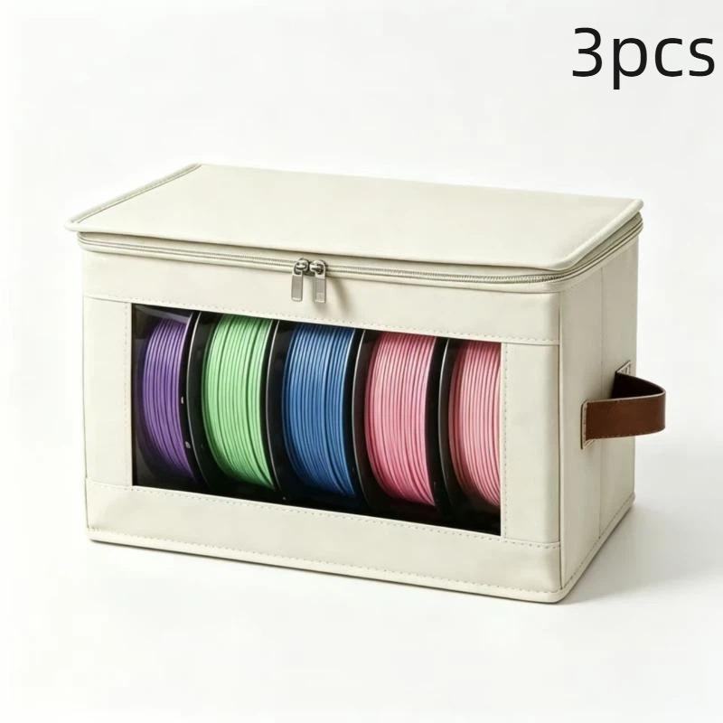 3D Printer Filament Storage Bags 3PCS Tear Resistant Thickened Pouches for Protecting 3D Filament Desktop Printer Workspace