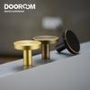 Dooroom Brass Furniture Handles Nordic Fresh Chinese American Gold/Black/Bronze Cabinet Door Drawer Wardrobe Dresser Pulls Knobs
