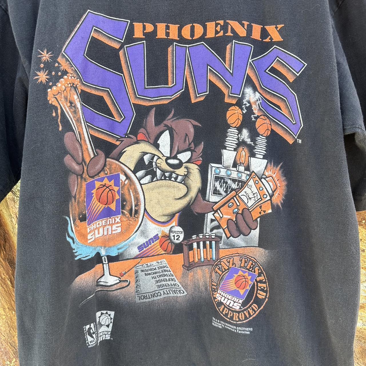 Looney Tunes Phoenix Suns rare design funny short sleeve T-shirt remake HN0458 L