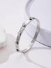 Starry Sky Silver Titanium Steel Bracelet for Women - High-End, Versatile, Full Diamond, Non-Fading Fashion Accessory