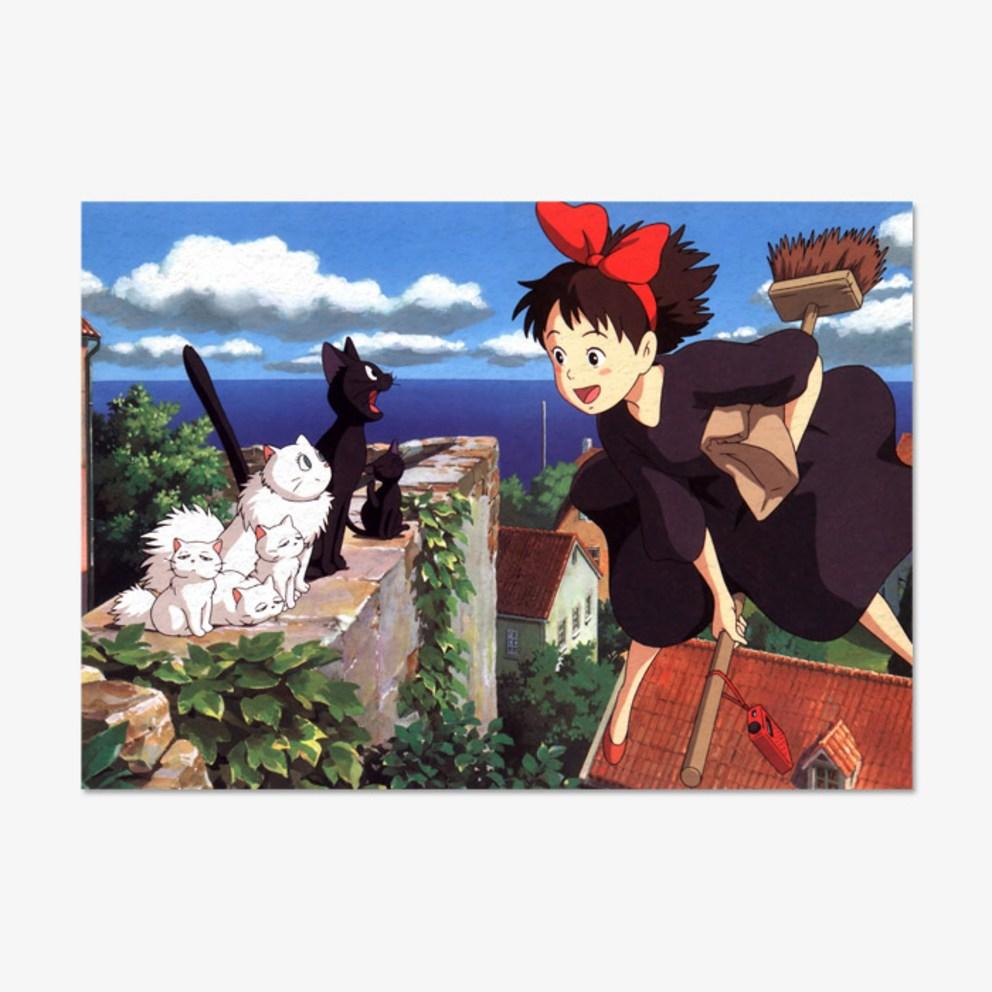 Studio Ghibli Princess Mononoke Felt Fabric Poster - Multiple Sizes (A1, A2, A3, A4)