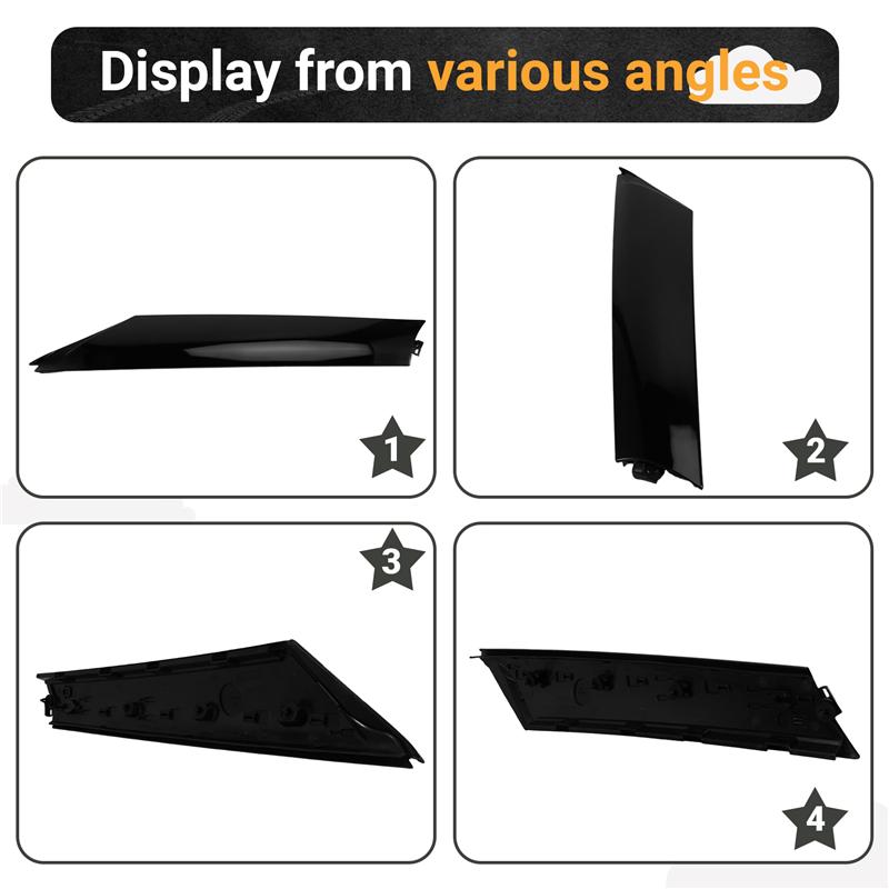 A28G-1Pcs Exterior Window A Pillar Panel Molding For MINI Cooper S JCW F56 14-24 Windshield A Post Cover Trim