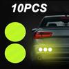 10Pc Car and motorcycle reflective sticker Safety Tape Anti Collision Warning Reflective Sticker for Automobile Trunk Decoration