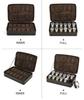 Handmade Crazy Horse Leather 12-Slot Watch Storage Box