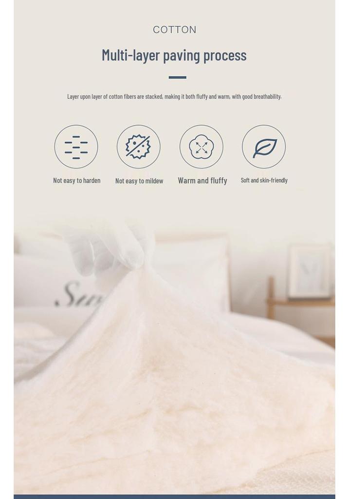 Xinjiang Long-Staple Cotton Quilt: Premium Winter Thick Warm Quilt