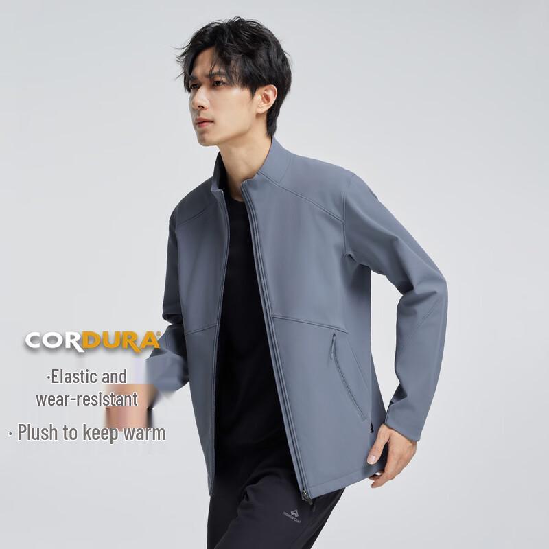 

Мужская зимняя водонепроницаемая куртка софтшелл Pioneer Camp из кордуры на флисовой подкладке L