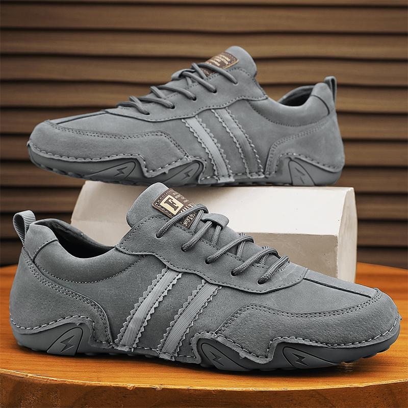 

Fashion Fashion Men s Single Shoe Soft Sole Set Wearing Loafers New Designer Luxury Casual Walking Outdoor Non Slip Flat Shoes 46 серый