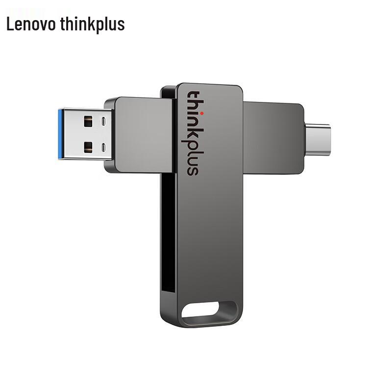 ThinkPlus Lenovo Dual-Interface USB 3.2 Type-C Metal USB Drive