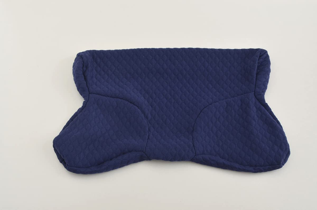 

IKEHIKO Navy Pillowcase, Approx. 64 x 35 x 3-8cm, 5-Way Pillow Cover, #9800803