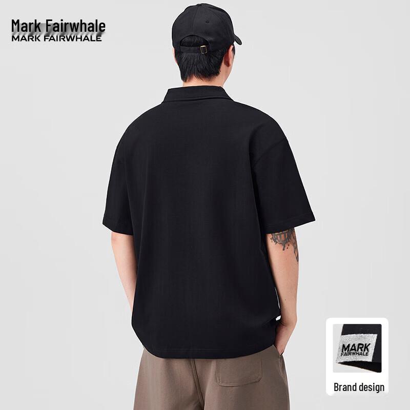 Mark Fairwhale Men's Loose Fit Short Sleeve Polo Shirt