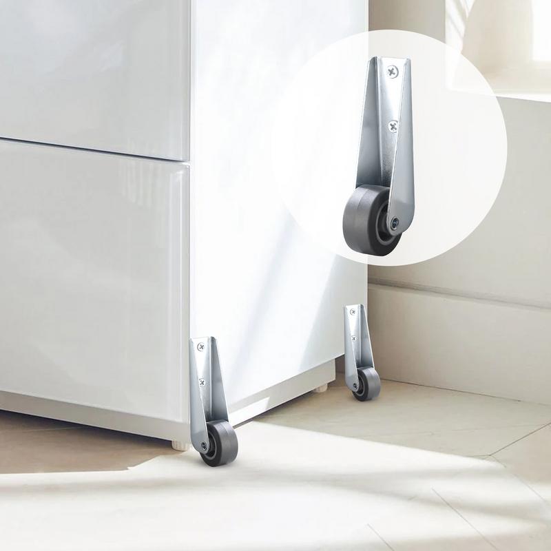 Casters Door Sag Support Wheels Smooth Directional Casters Flat Push Telescopic Wheels Cabinet Counter Hiden Type