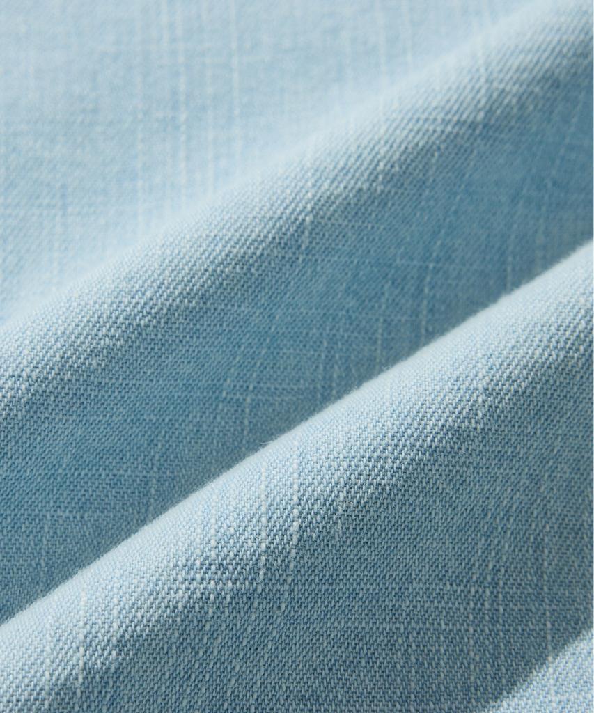 STCO Diems Washed Denim Setup Short Sleeve Shirt_Blue (Oversized)_Ldswb03Osl
