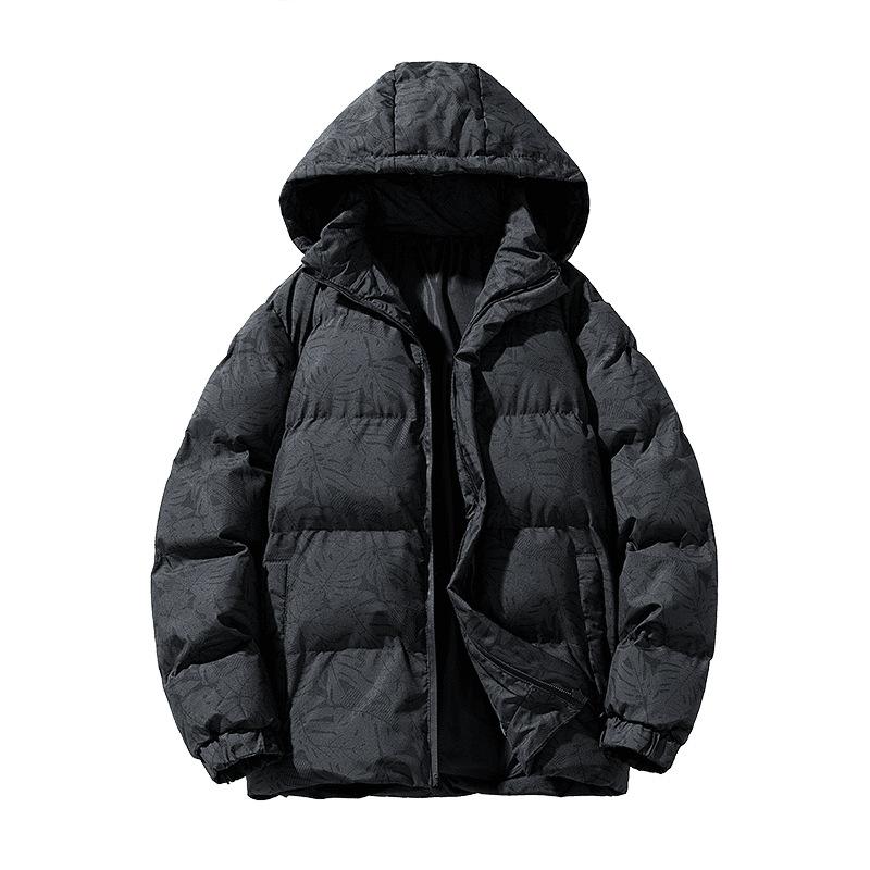 Winter Loose Thickened Warm Maple Leaf Bread Jacket Jacket Korean Version Trendy Cotton-padded Jacket