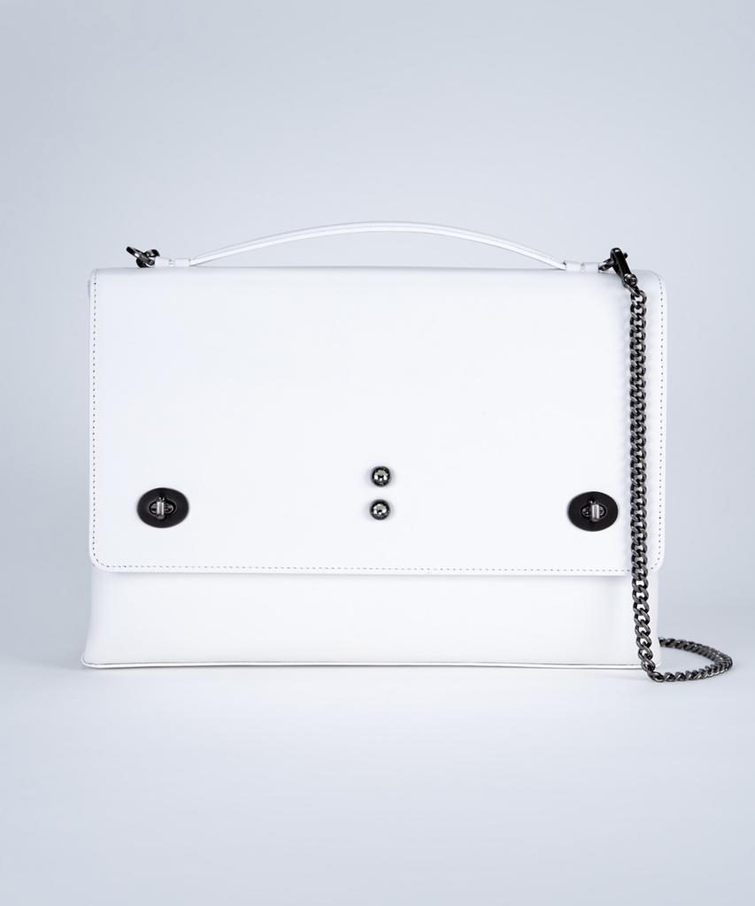 Plaadico Plaadico_S Satchel, Bright White