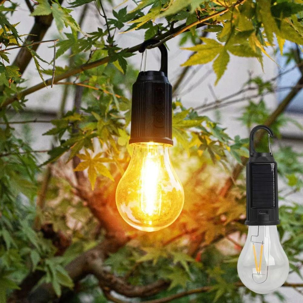 USB Rechargeable Solar Powered LED Lamp Solar Powered Camping Lamp  Outdoor Activities