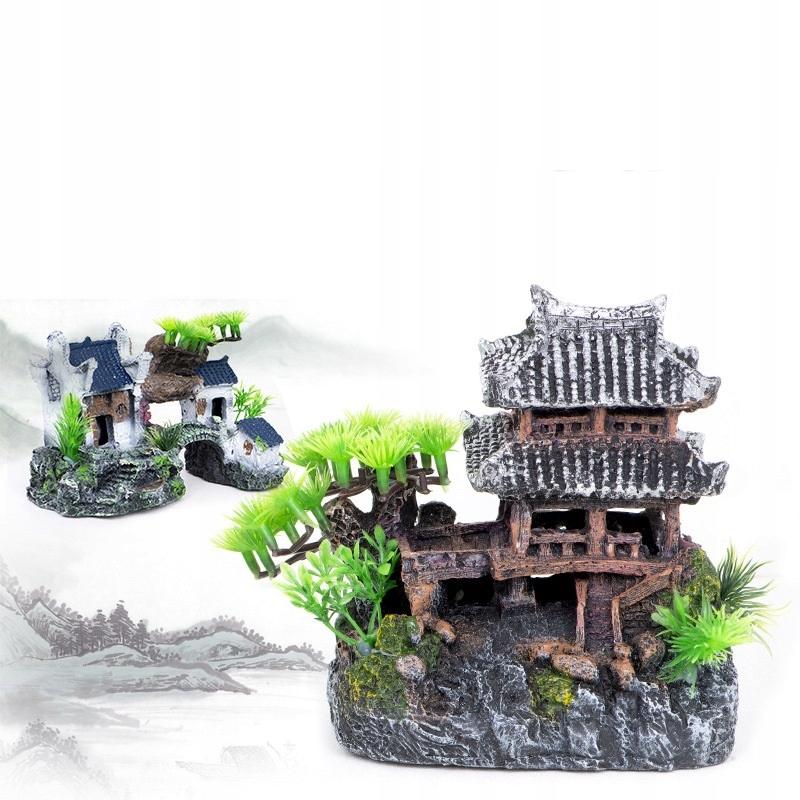 Aquarium Decoration Beautiful Japanese House Xl 15Cm
