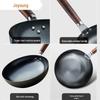 Joyoung Healthy Non-Coated Refined Iron Wok with Lid