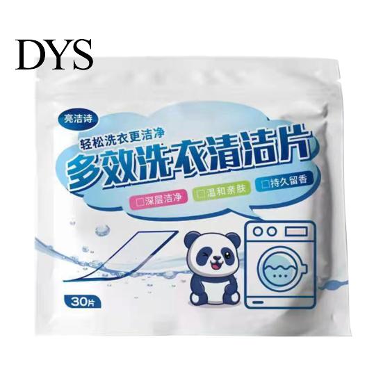 Bathroom 30Pcs Washing Sheet Fragrant Multifunctional Cream High Efficiency Fresh Scent Laundry for