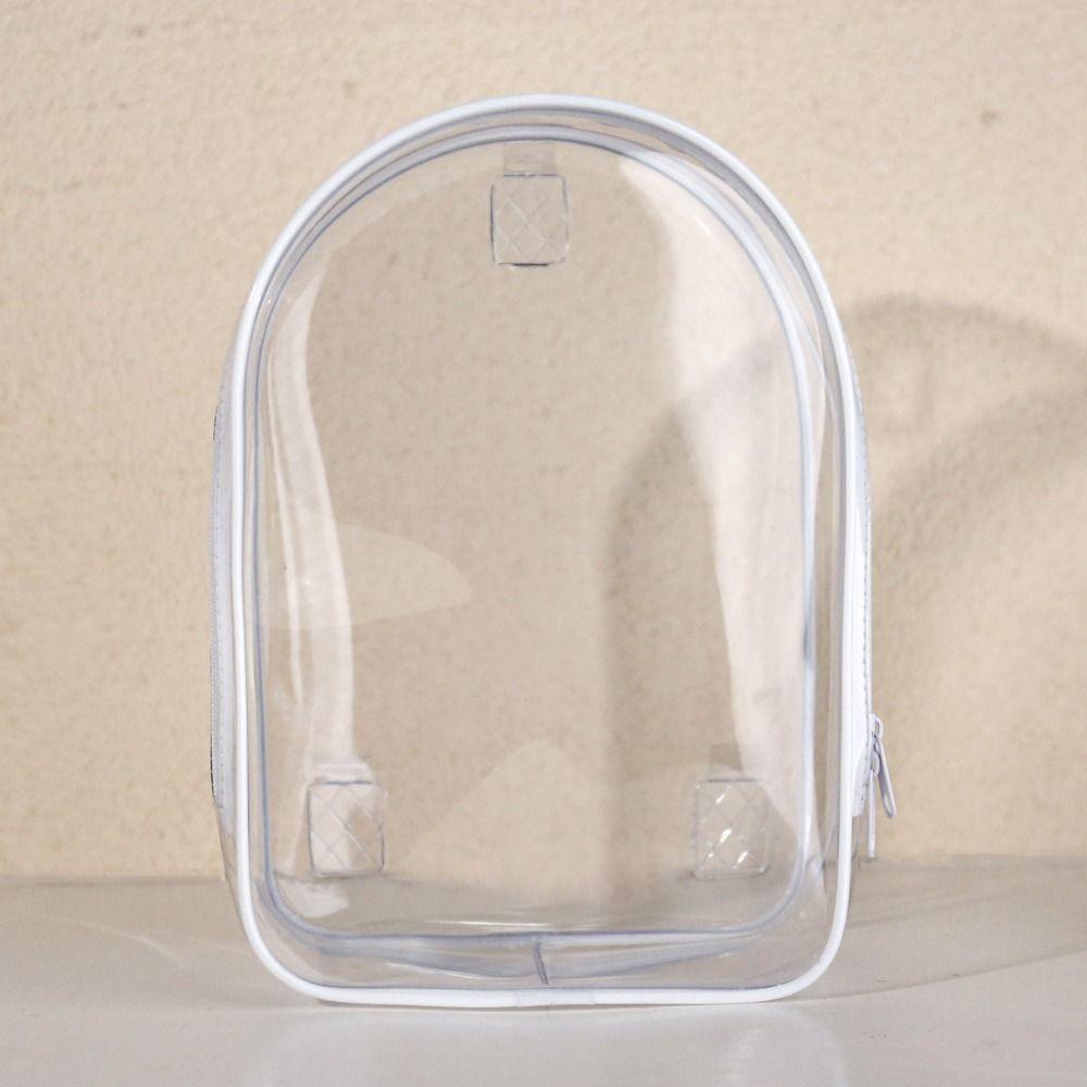 

PVC Plush Doll Display Box Dustproof Dolls Transparent Organizer Bag Doll Accessories style 1