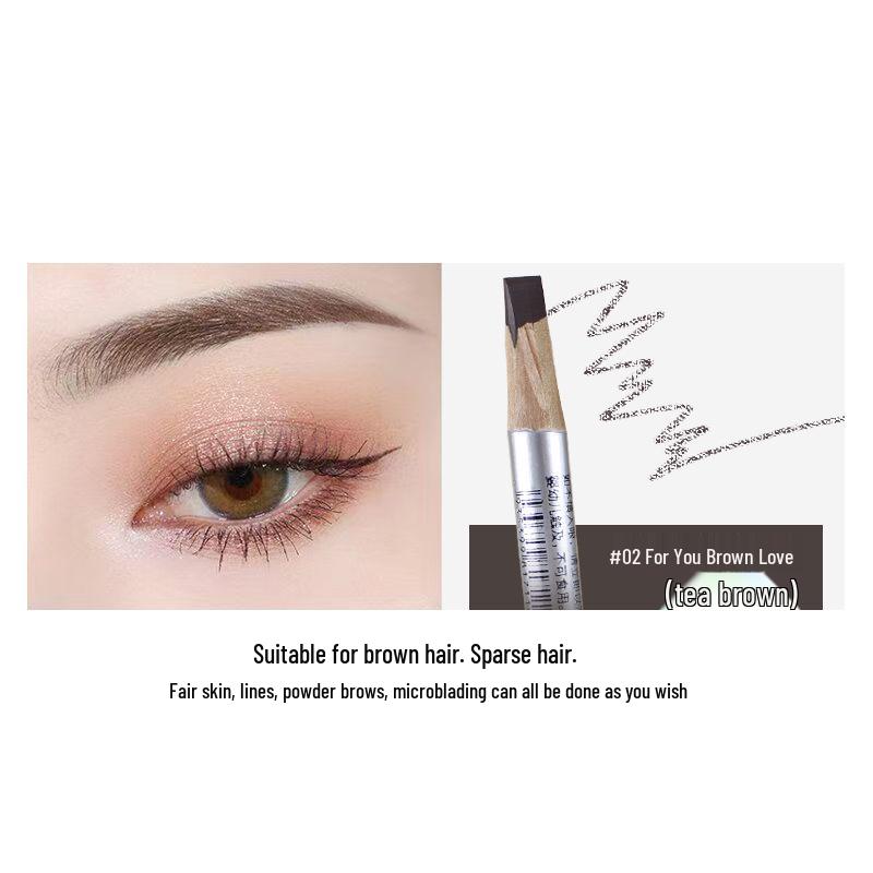 BBM Katana Eyebrow Pencil: Natural Light, Waterproof, Sweatproof, Smudge-proof, Long-lasting, Smooth Microblading for Professional Makeup Artists