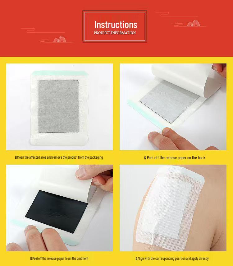Herbal Joint Pain Relief Patch for Neck, Shoulder, Waist, Leg, and Joints in Stock