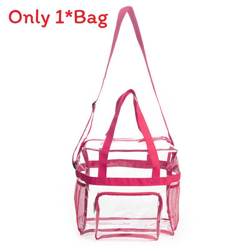 Pvc Transparent Travel Makeup Organizer With Sealed Closure For Suitcase Storage
