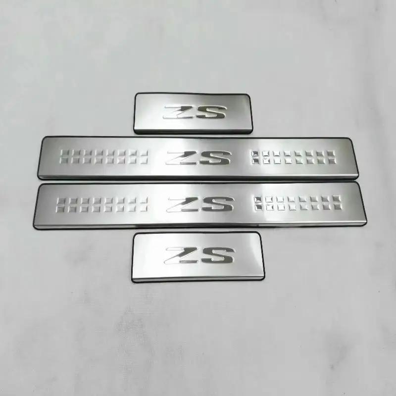 Car Original Threshold Stainless Steel Stickers For MG ZS   Protector Door Sill Scuff Plate Guard Trim Accessories 2024