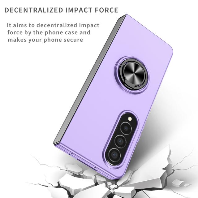 Anti -Drop Fashion Folding Case For Samsung Galaxy Z Fold4 5g Fold 4 Fold3 Fold2 Fold 2 3 Matte Feeling Hard Cover
