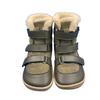 Top  Barefoot Genuine Leather Baby Toddler Girl Boy Kids Shoes For Fashion Winter Snow Boots 3 Straps Fur Inside
