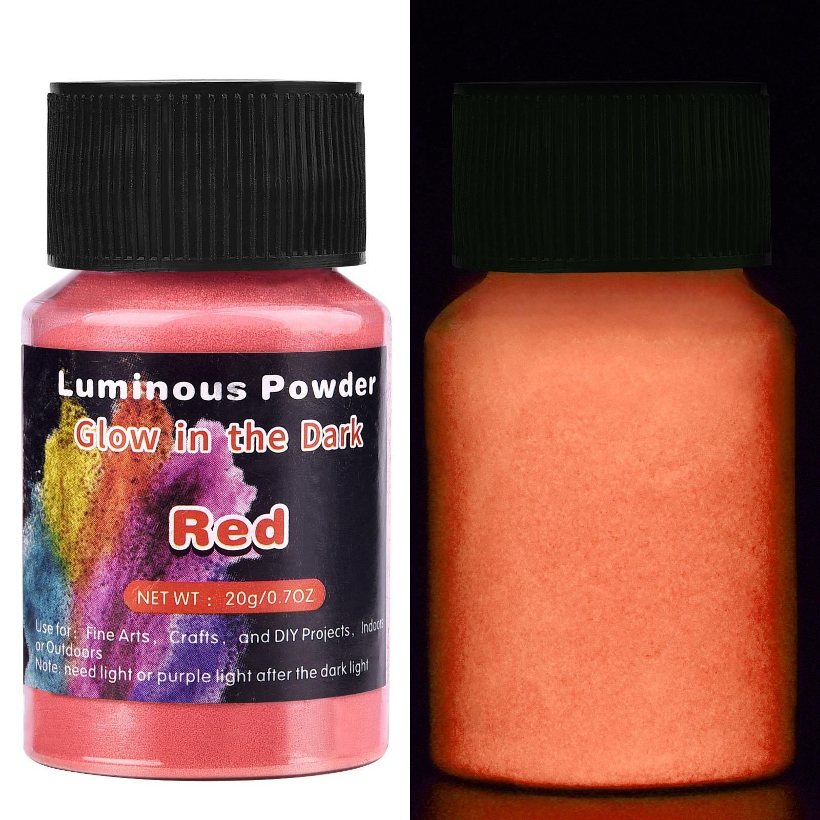 

20g Luminous Glitter Powder Phosphor Pigment Long-Lasting Glow In Dark Epoxy Resin Filler For DIY Resin Mold Filling Crafts 20g