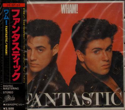 CD WHAM  Fantastic 358P34 EpicSony Epic 1983 Japan Pop Used