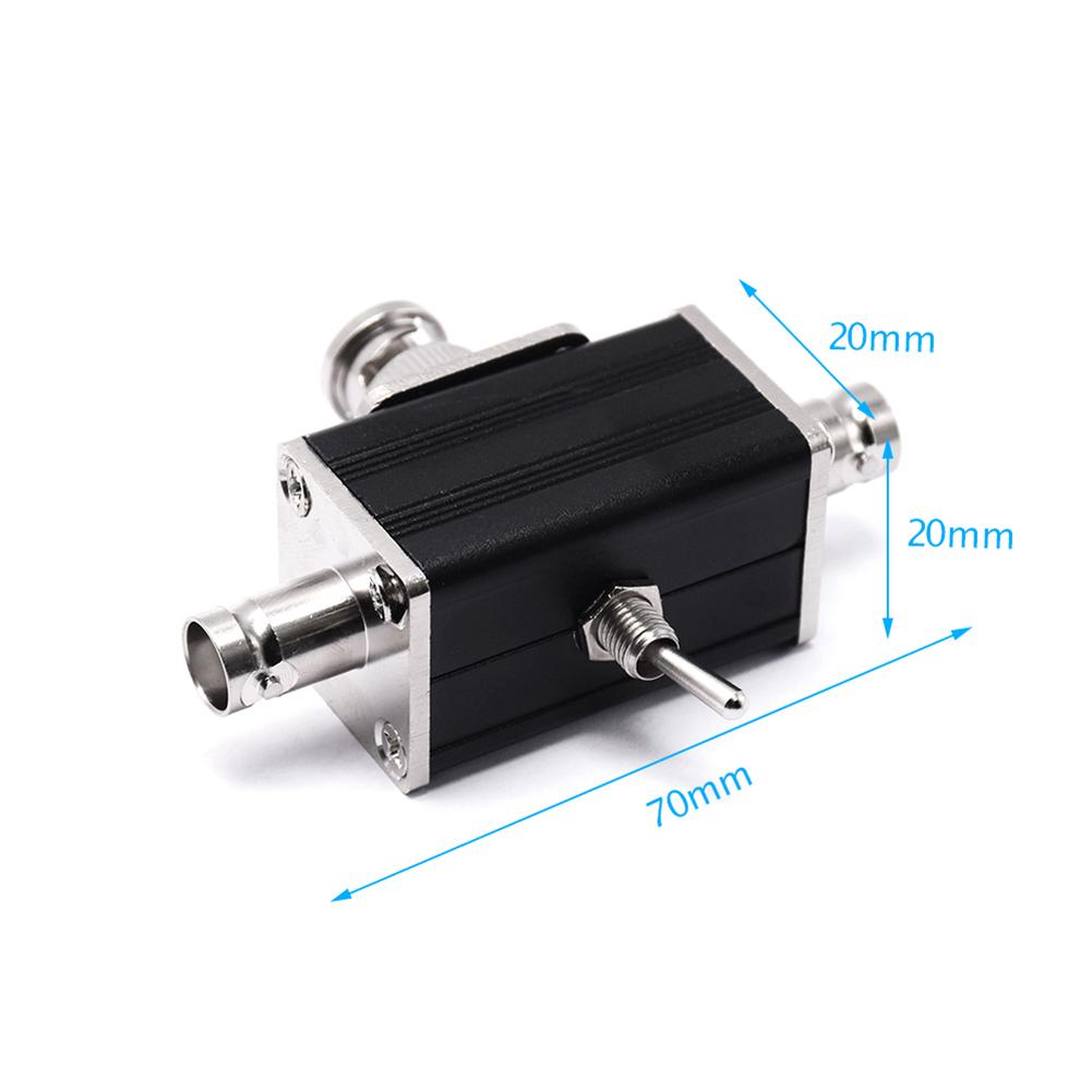 2Way CB/HAM Antenna Coax Switches SO239/BNC Connector 100W 0-50MHz Manual Coaxial Antenna Switches 1 Input 2 Outputs Instrument