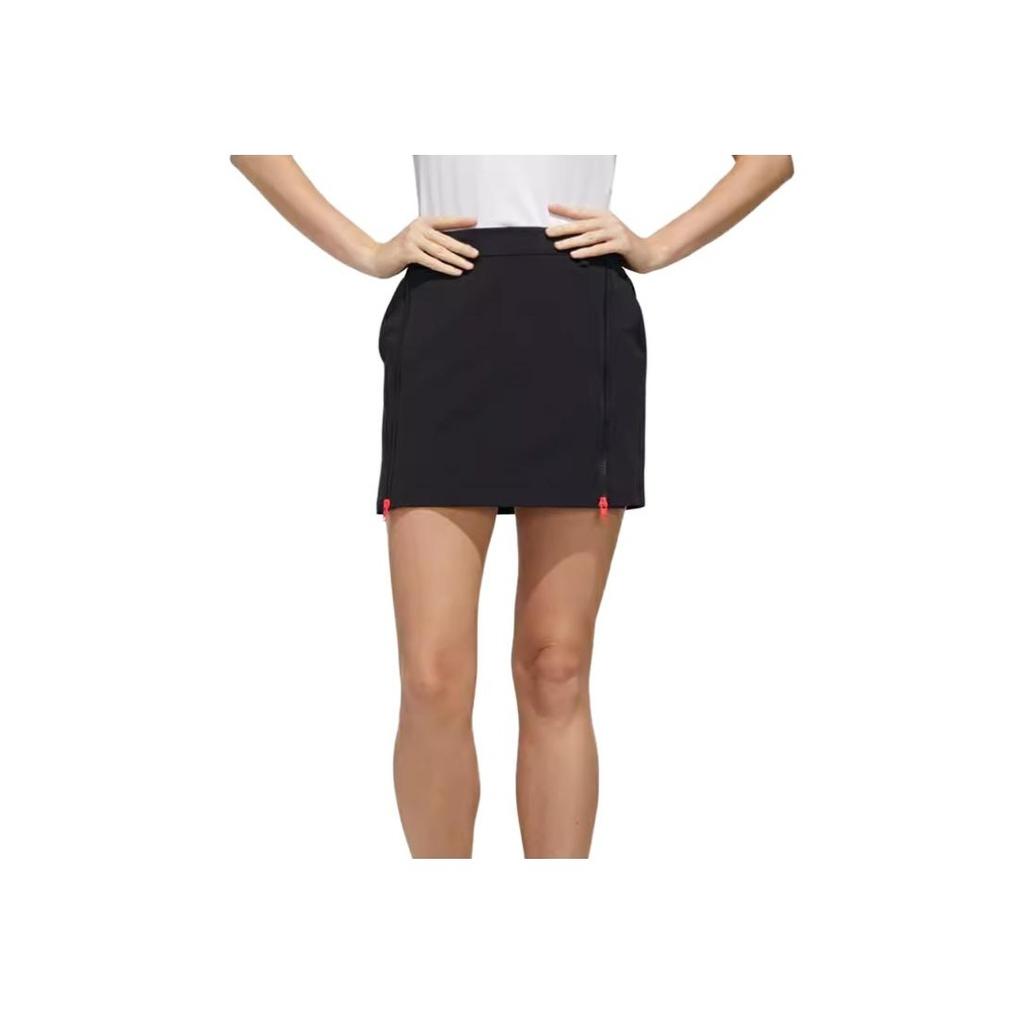Adidas Creator Skirt Solid Color Sports Design Golf Casual Skirt Women Skirts Black FJ3864