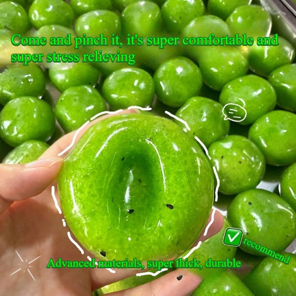 Populaire Kiwi Smoothie Zacht TPR Squishy Speelgoed, Knisperend Zand Geluid Langzaam Rijzend Super Zacht Veilig Premium Materiaal Stressverlichting Knijp green