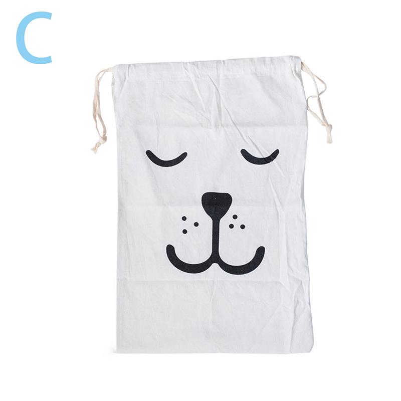 

Большая хлопковая и льняная сумка для белья, сумка для хранения одежды и игрушек, дорожная сумка с принтом и завязками, органайзер для грязной одежды