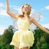 Halloween Costume Fairy Wings Sparkling Novelty Angel Wings Dress Up Fairy Costume for Woman for Adults Girls