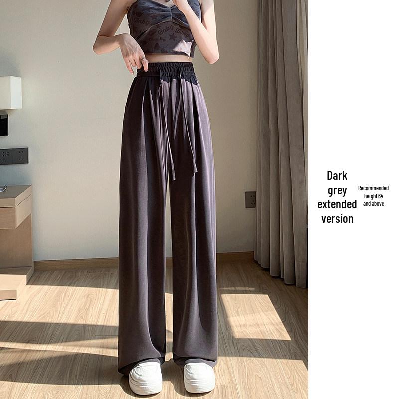 

2026 High-End Slimming High-Waisted Casual Straight-Leg Women s Pants - Versatile and Lightweight for Summer S (80-94 jin)