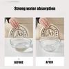 Letter Hand Towel Home Convenient Hanging Thickened Double-layer Speed Dry Absorbent Hand Cloth Kitchen and Bathroom Foot Towel