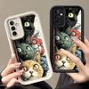 JT19 Витончені Кошенята Мистецтво Котів Малюнок Realme 14 15 Huawei P40 Honor 70 90 Infinix Tecno itel Motorola Google Всі Моделі Ангельські Очі М'який ТПУ Чохол для Телефона