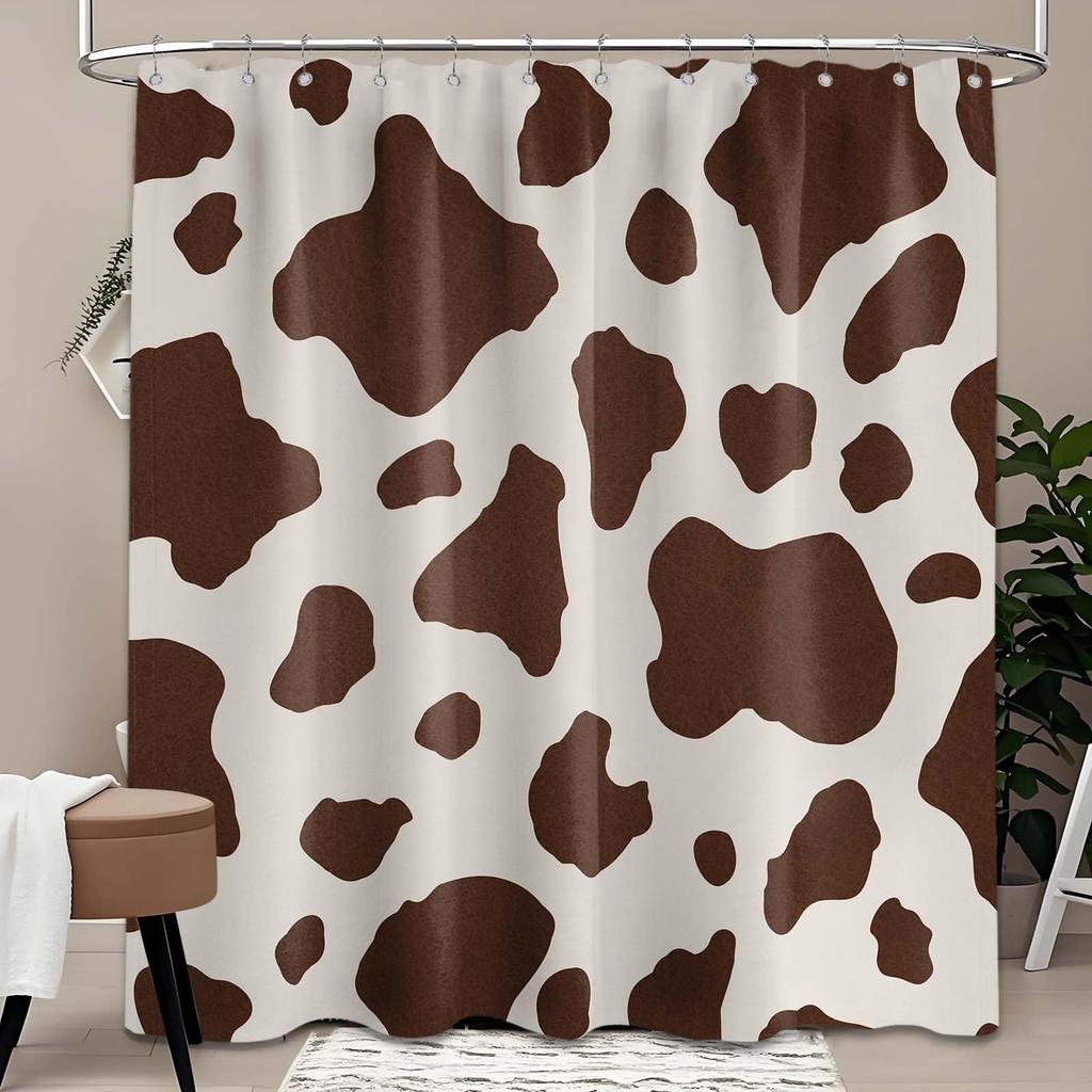 Waterproof Shower Curtain Cottagecore Mushroom Owl Woodland Forest Bohemian Bathroom Decor Liner