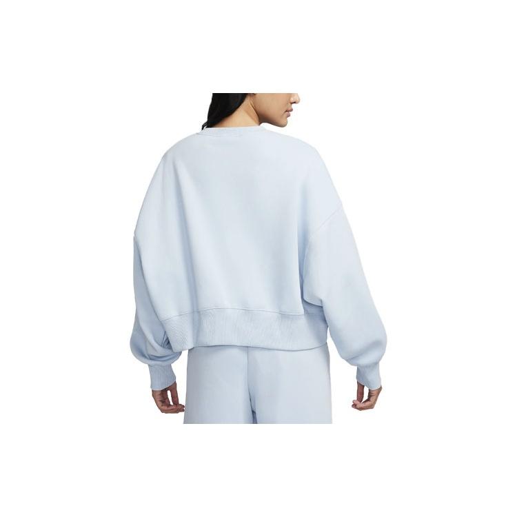 Nike Dámská mikina s kapucí Phoenix Fleece Pullover Modrá DQ5761-441