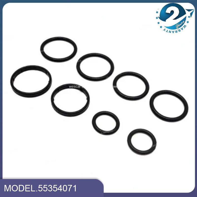 10Sets Oil Cooler Gasket Seals Kit Fit For Chevrolet Cruze 1.6L 1.8L Sonic Astra Vauxhall Astra Insignia Zafira OEM# 55354071