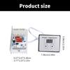 AC220V 80A 10000W Regolatore di Tensione SCR Controllo Velocità Dimmer Termostato Dissipazione del Calore per Controllo Velocità Motore