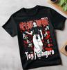 Jujutsu Kaisen Fushiguro Toji T-shirt Anime Horror Black Short Sleeve All Size