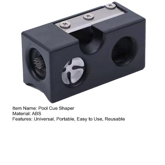 Billiard Cue Repair Pool Cue Tip Shaper Lightweight Portable Multifunctional Pool Cue Tip Shaper Billiard Cue Stick Tip Repair Tool