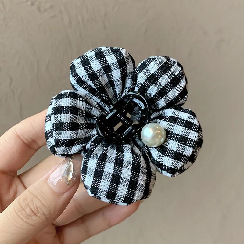 New Korean Creative Flower Hair Claw Headdress Women Girl Trendy Design Hairpin Crab Barrette Vacation Hair Accessories